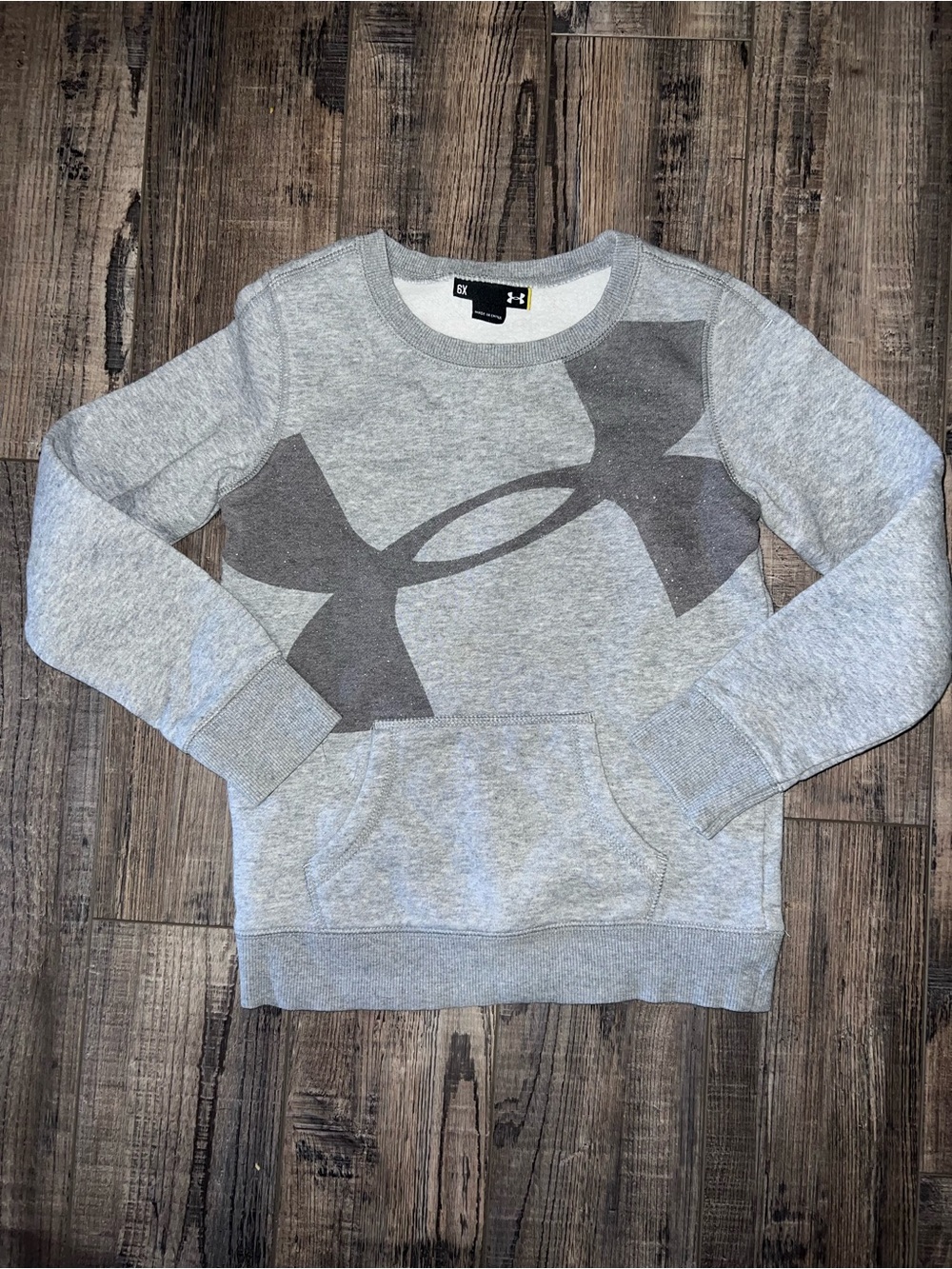 Under Armour Light Gray Logo Sweatshirt